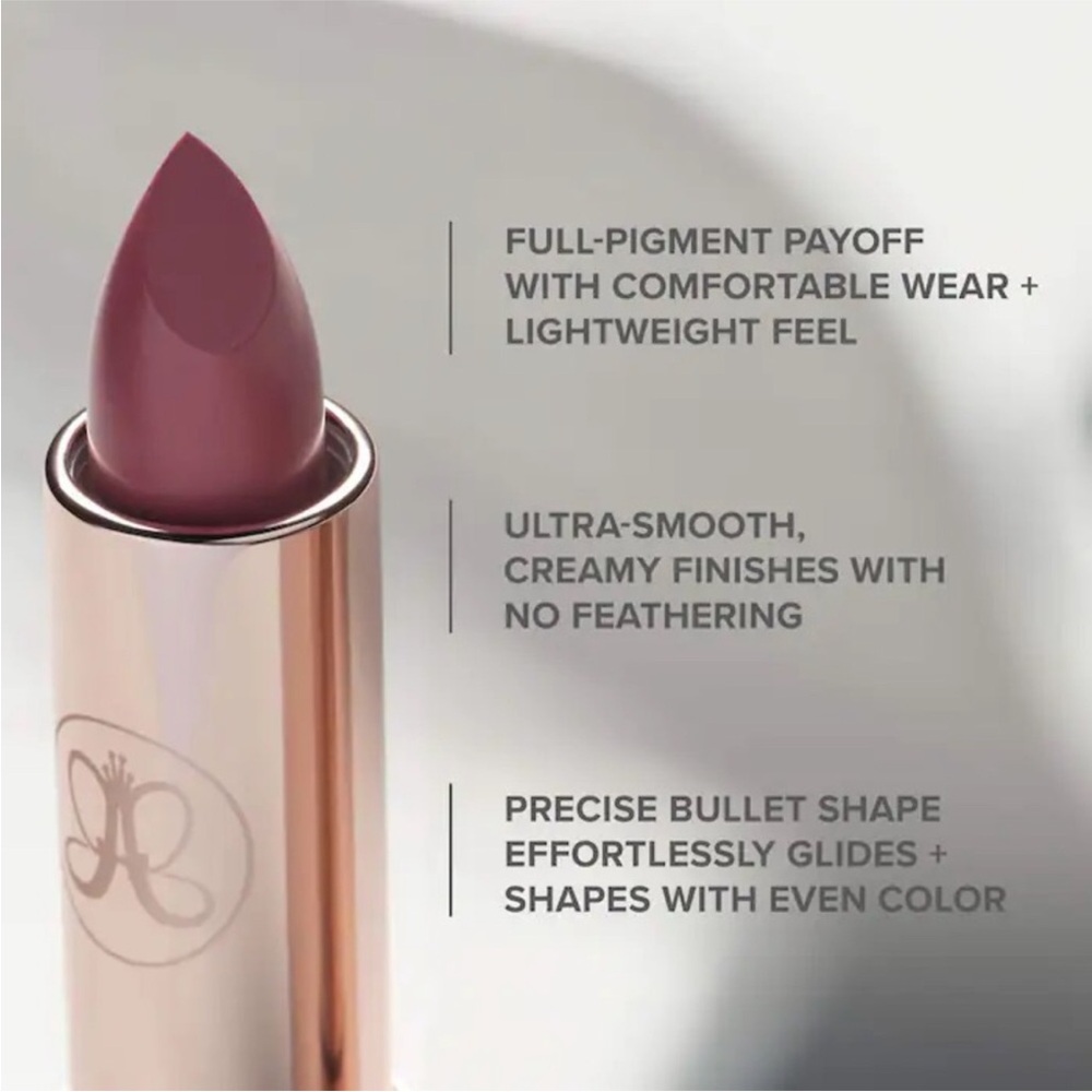 BNWOB Anastasia Beverly Hills Full Pigment Satin Lipstick - Tease - Picture 3 of 3